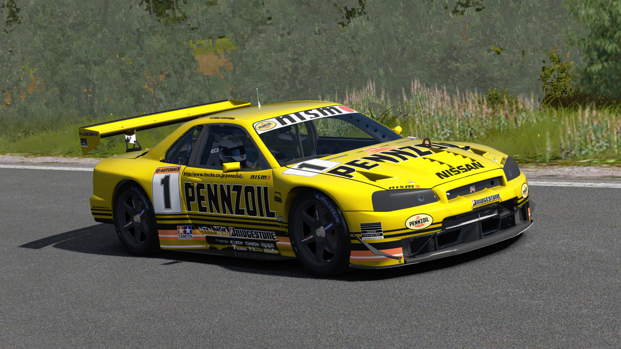 Nissan penzoil Skyline GTR R34 GT500